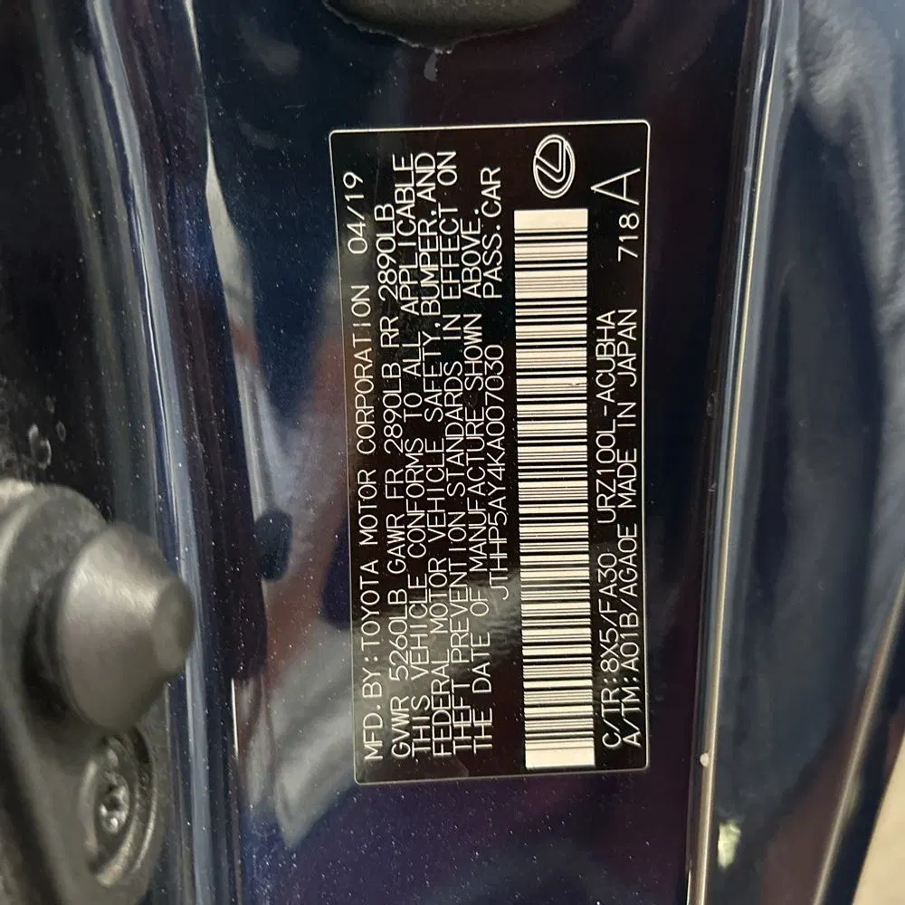 2019 Lexus LC 500 Base