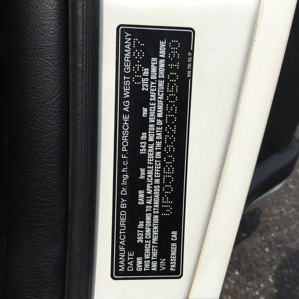 1988 Porsche 911 Turbo