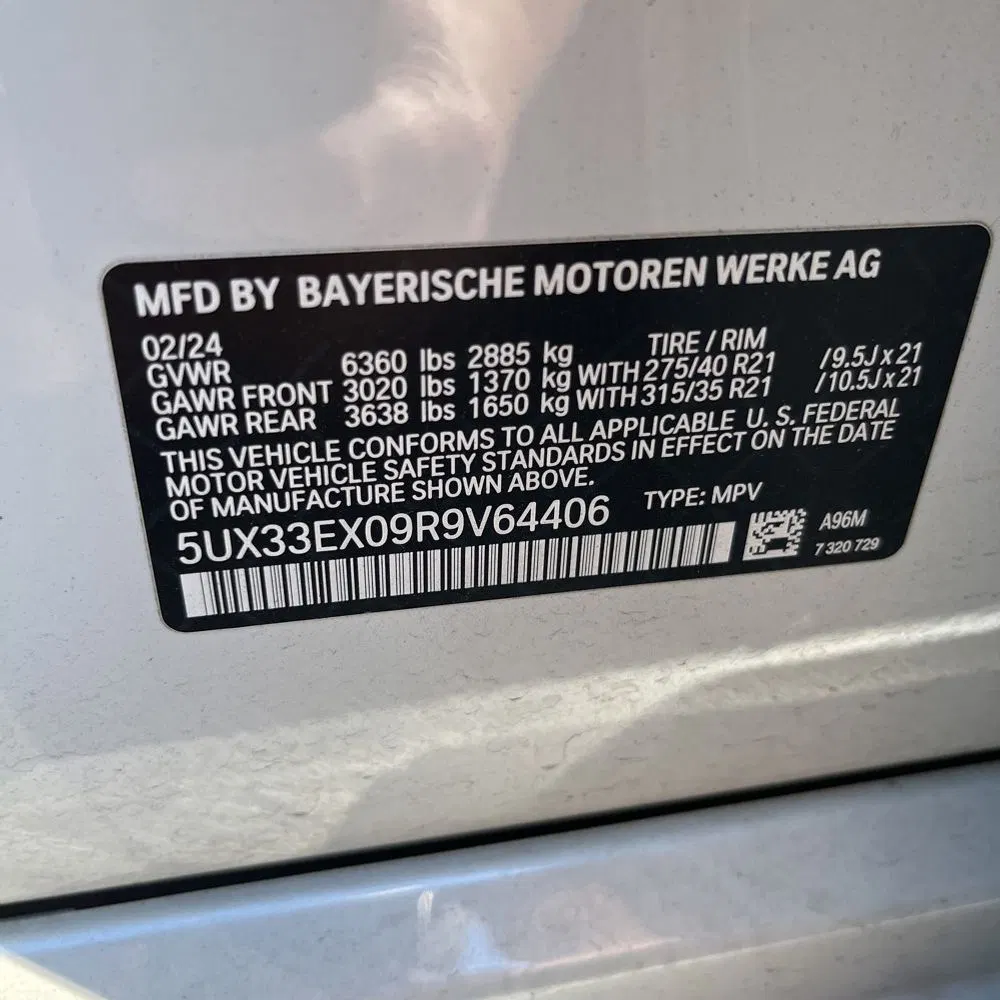 2024 BMW X6 XDrive40i