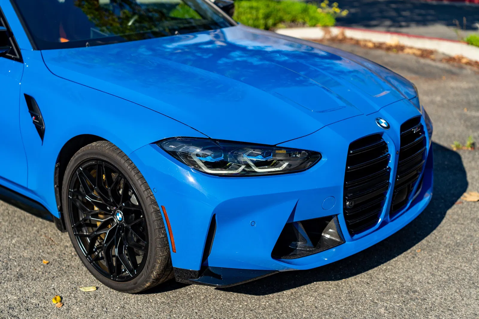 2024 BMW M3 Competition xDrive - Turbo 6-Cylinder, AWD, Santorini Blue, Carbon Ceramic Brakes, Unmodified