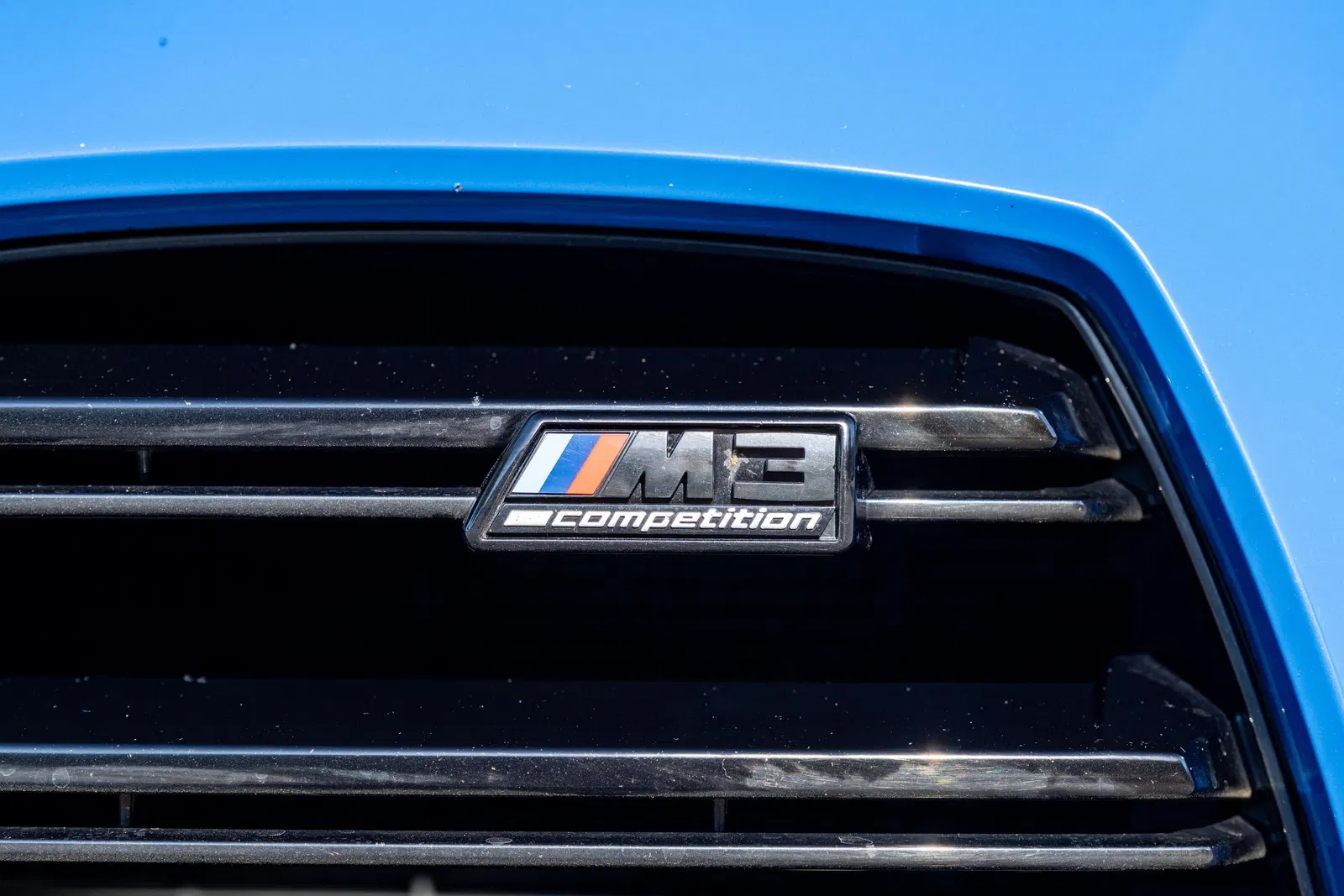 2024 BMW M3 Competition xDrive - Turbo 6-Cylinder, AWD, Santorini Blue, Carbon Ceramic Brakes, Unmodified