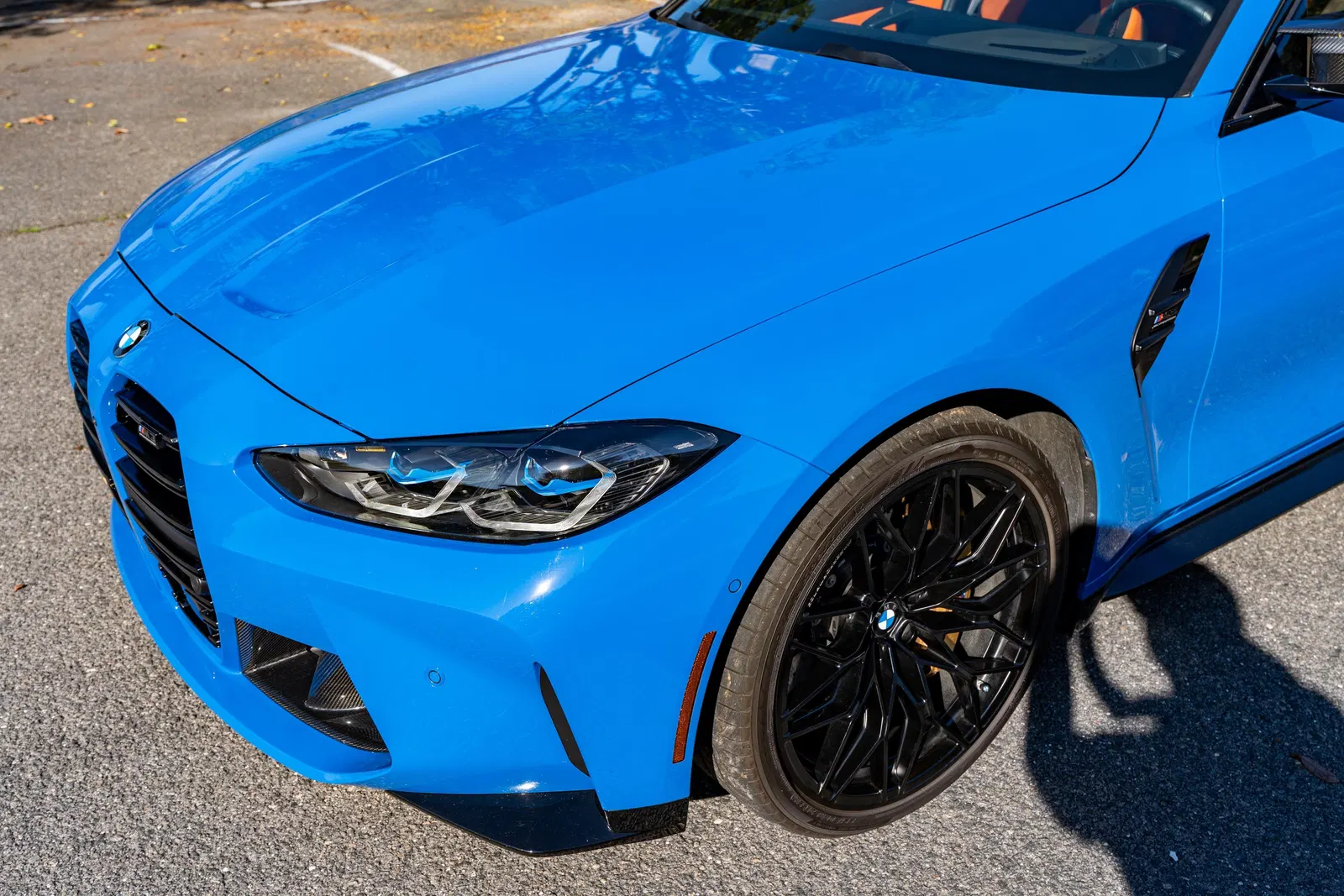 2024 BMW M3 Competition xDrive - Turbo 6-Cylinder, AWD, Santorini Blue, Carbon Ceramic Brakes, Unmodified