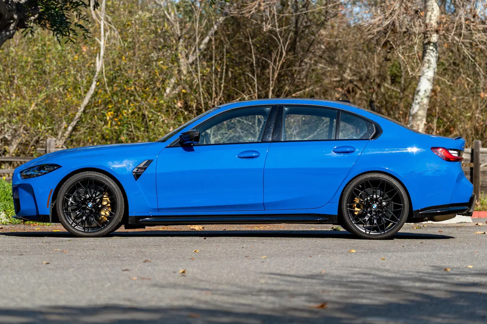 2024 BMW M3 Competition xDrive - Turbo 6-Cylinder, AWD, Santorini Blue, Carbon Ceramic Brakes, Unmodified