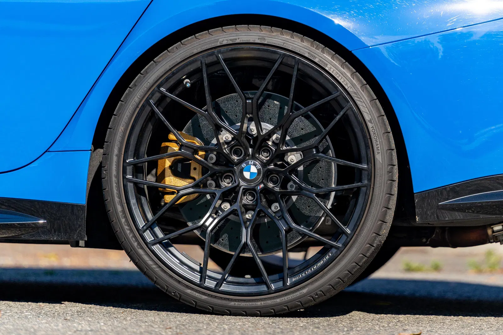 2024 BMW M3 Competition xDrive - Turbo 6-Cylinder, AWD, Santorini Blue, Carbon Ceramic Brakes, Unmodified