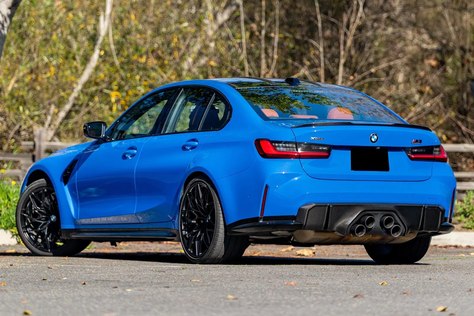 2024 BMW M3 Competition xDrive - Turbo 6-Cylinder, AWD, Santorini Blue, Carbon Ceramic Brakes, Unmodified