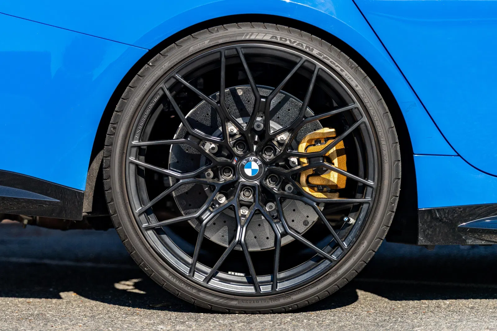2024 BMW M3 Competition xDrive - Turbo 6-Cylinder, AWD, Santorini Blue, Carbon Ceramic Brakes, Unmodified