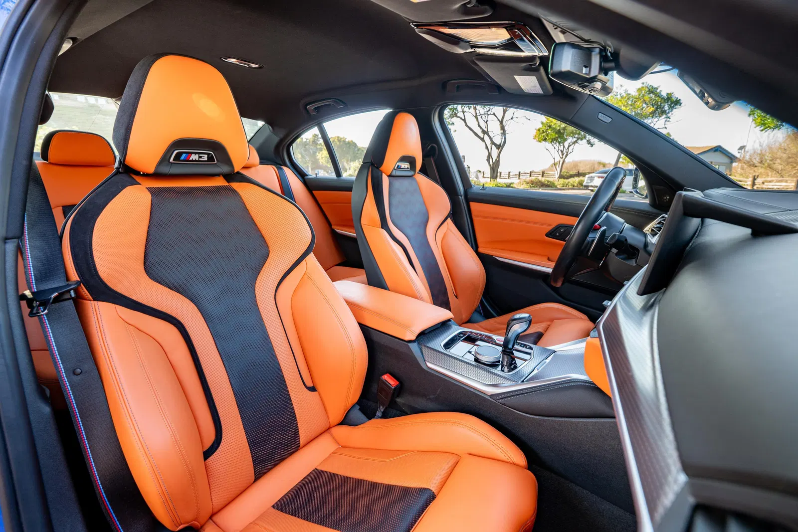 2024 BMW M3 Competition xDrive - Turbo 6-Cylinder, AWD, Santorini Blue, Carbon Ceramic Brakes, Unmodified