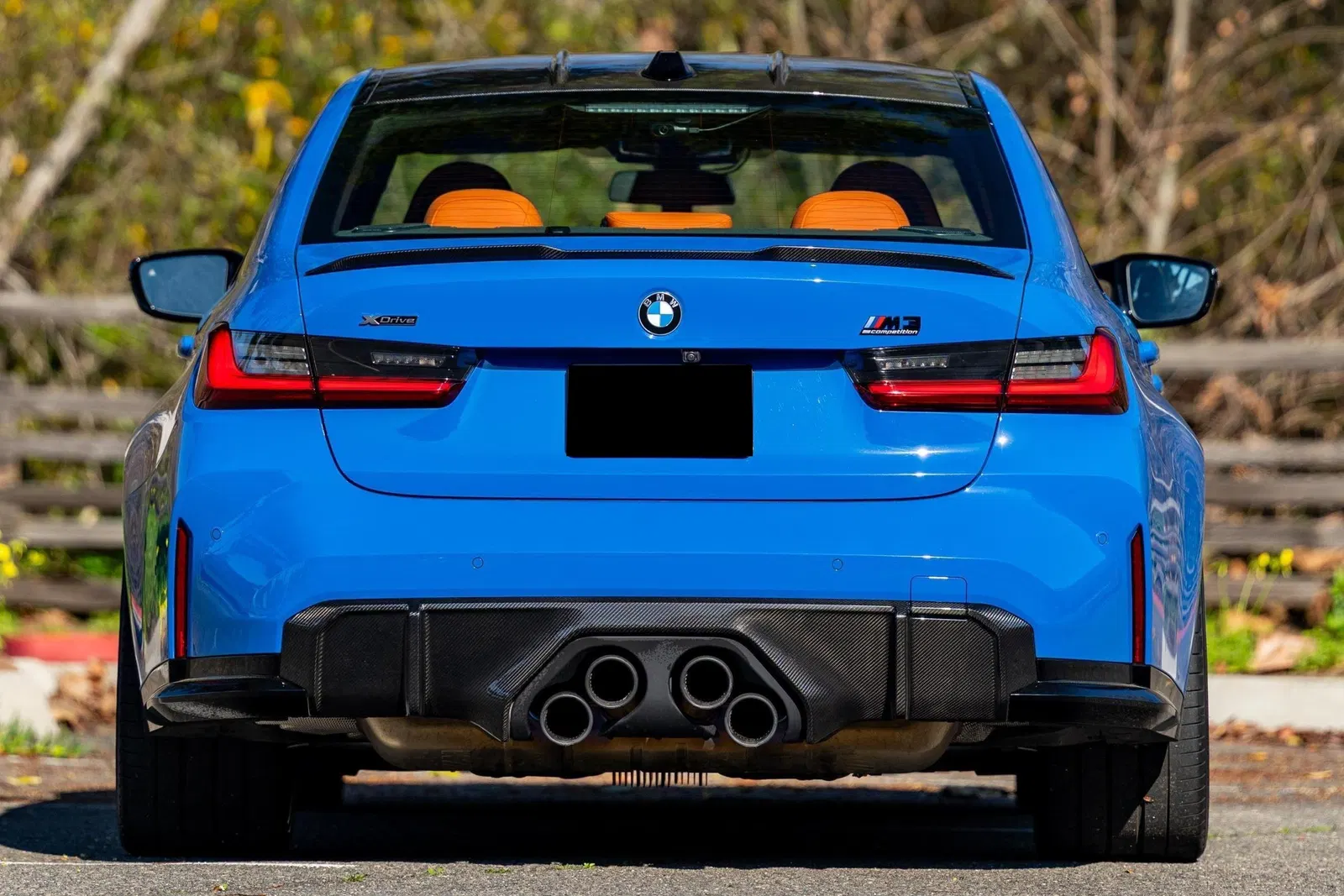 2024 BMW M3 Competition xDrive - Turbo 6-Cylinder, AWD, Santorini Blue, Carbon Ceramic Brakes, Unmodified