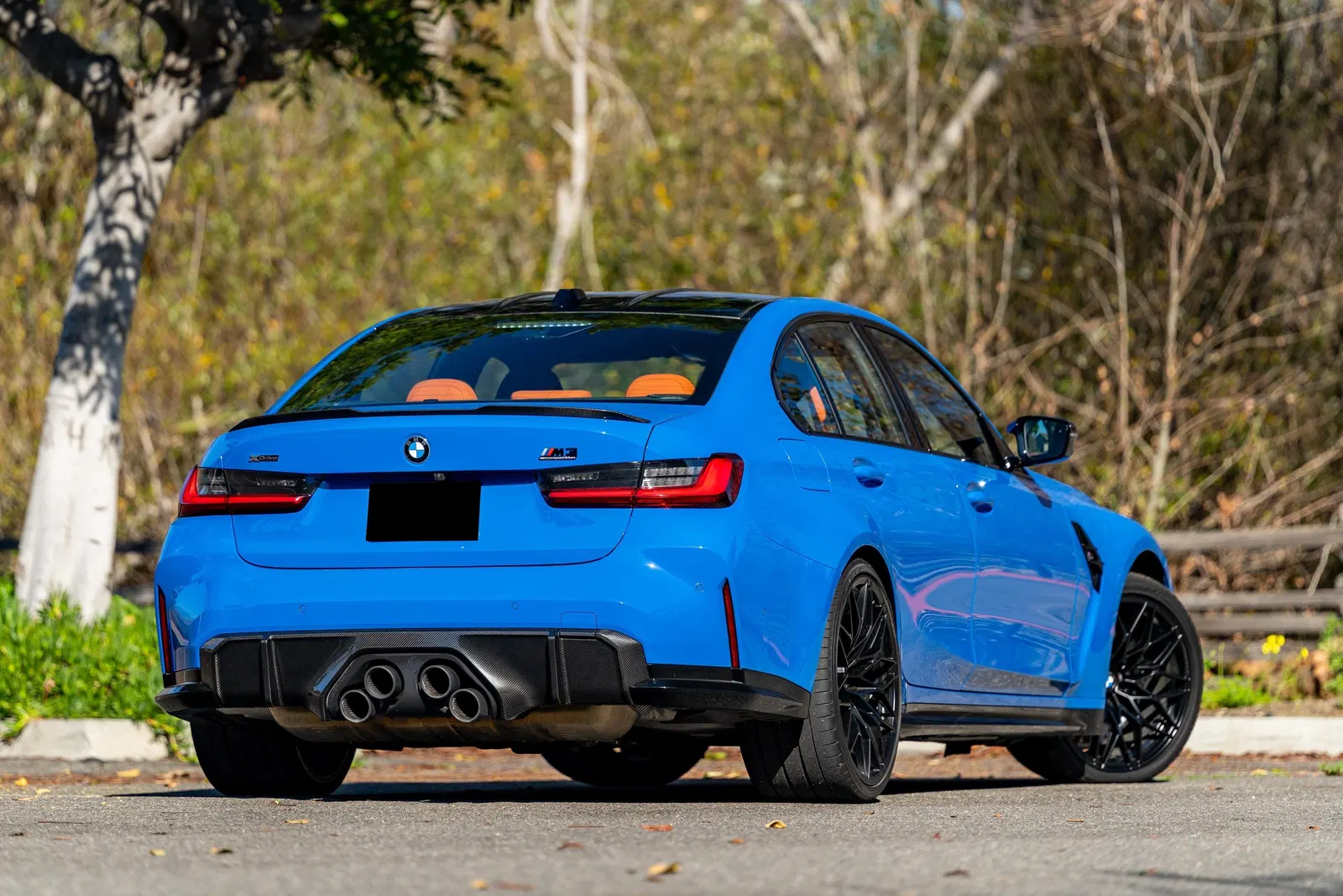 2024 BMW M3 Competition xDrive - Turbo 6-Cylinder, AWD, Santorini Blue, Carbon Ceramic Brakes, Unmodified