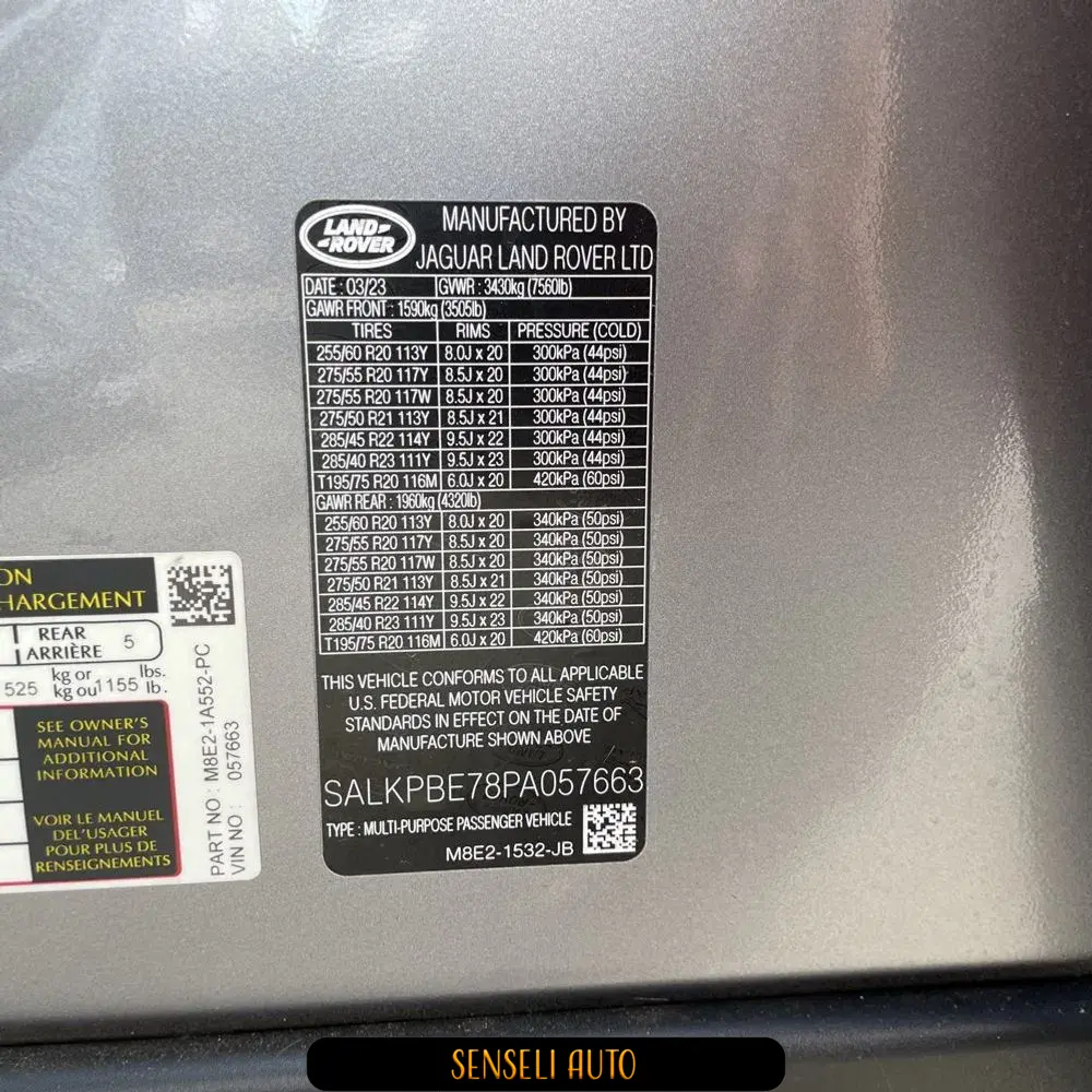 2023 Land Rover Range Rover P530 SE LWB