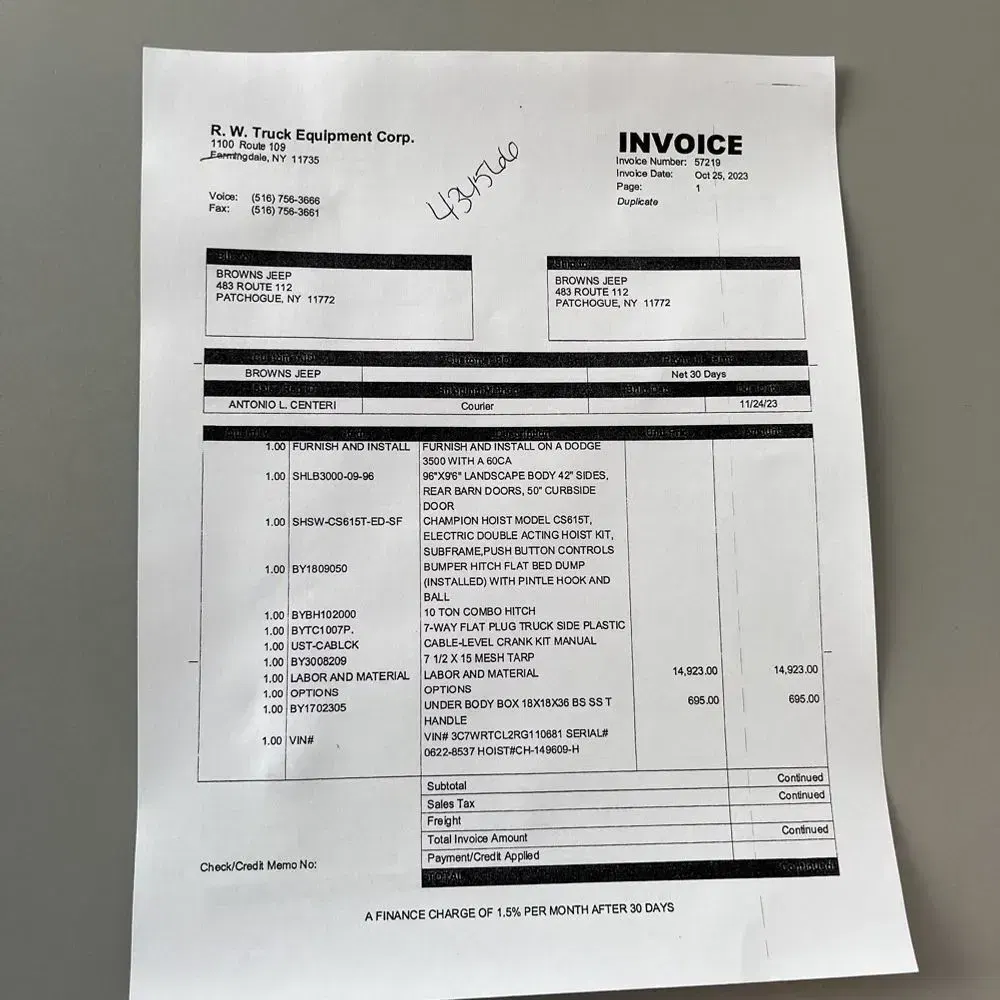 2024 Ram 3500 Cab/Chassis Tradesman